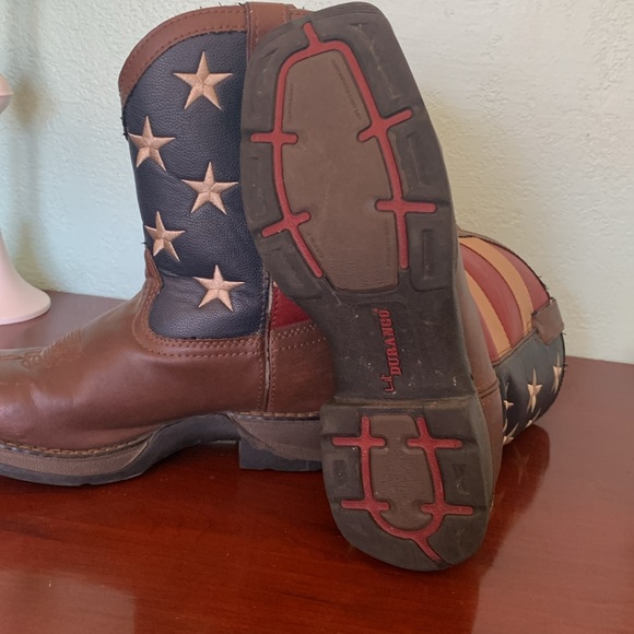 Boys Durango Cowboy Boots size 4.5 - Picture 3 of 6